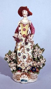 Figura di America di Longton Hall dalla serie Le Quattro Continenti, c.1758